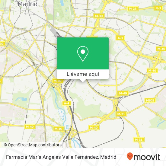Mapa Farmacia María Angeles Valle Fernández