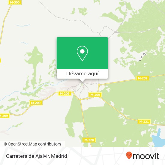 Mapa Carretera de Ajalvir