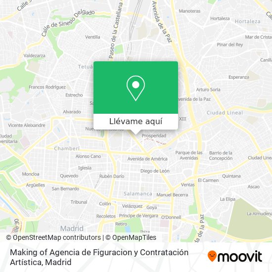 Mapa Making of Agencia de Figuracion y Contratación Artística
