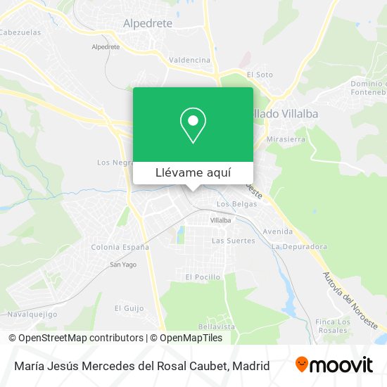 Mapa María Jesús Mercedes del Rosal Caubet