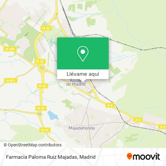 Mapa Farmacia Paloma Ruiz Majadas