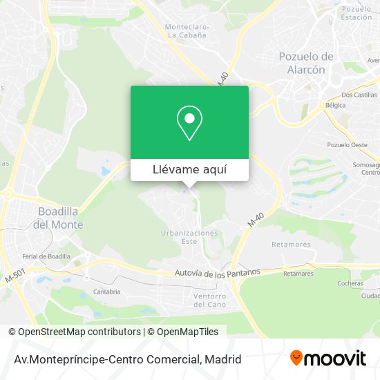 Mapa Av.Montepríncipe-Centro Comercial