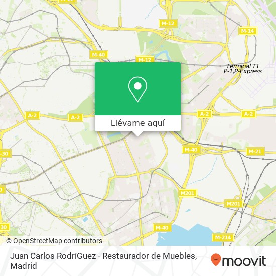 Mapa Juan Carlos RodríGuez - Restaurador de Muebles