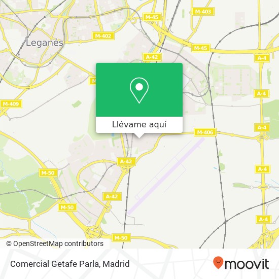 Mapa Comercial Getafe Parla