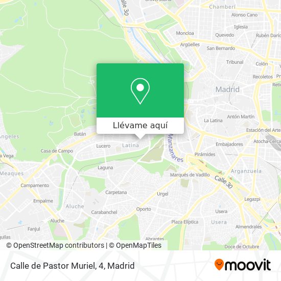 Mapa Calle de Pastor Muriel, 4