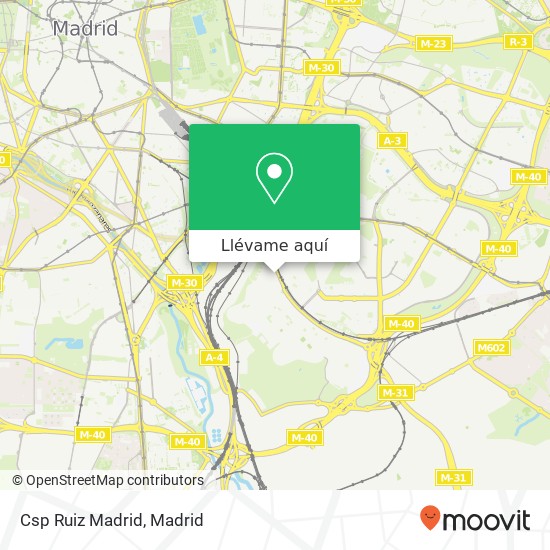 Mapa Csp Ruiz Madrid