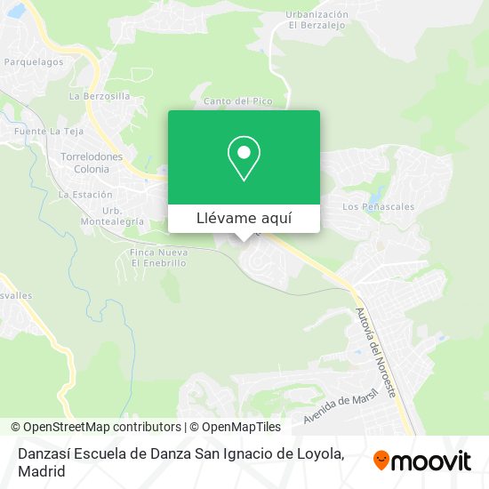 Mapa Danzasí Escuela de Danza San Ignacio de Loyola