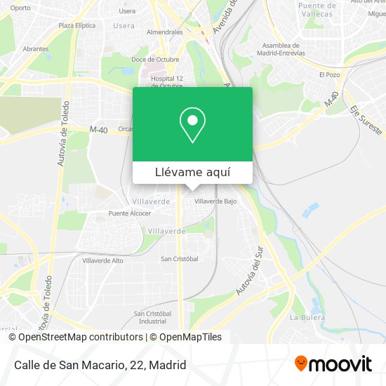 Mapa Calle de San Macario, 22