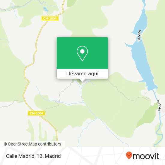 Mapa Calle Madrid, 13