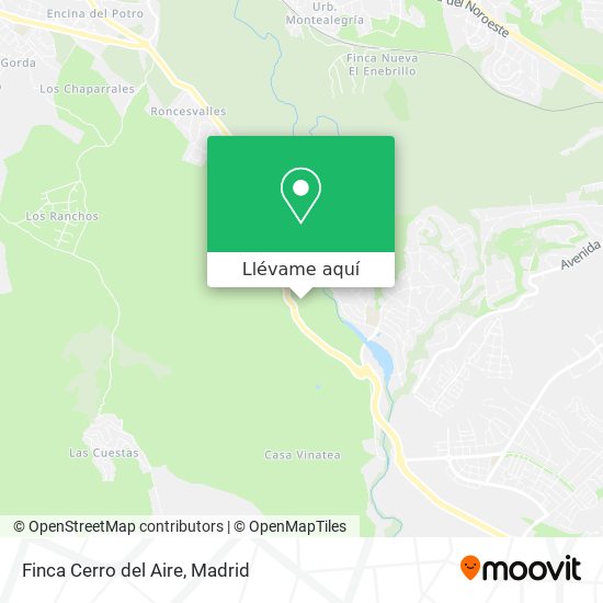 Mapa Finca Cerro del Aire