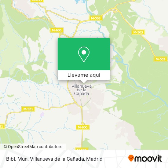 Mapa Bibl. Mun. Villanueva de la Cañada