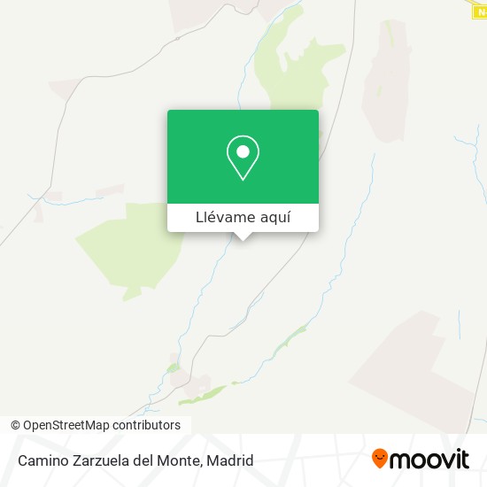 Mapa Camino Zarzuela del Monte