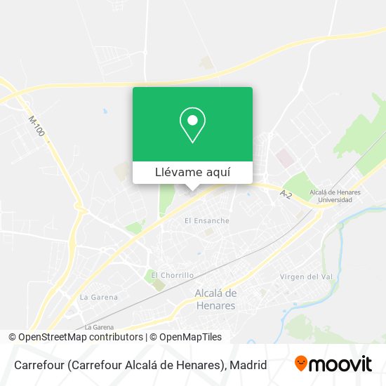 Mapa Carrefour (Carrefour Alcalá de Henares)