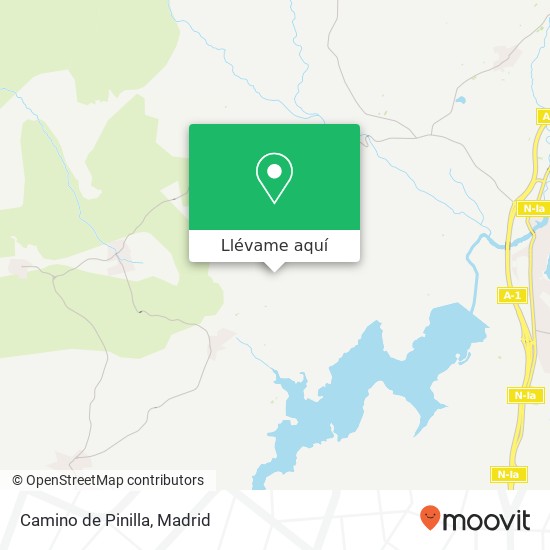 Mapa Camino de Pinilla
