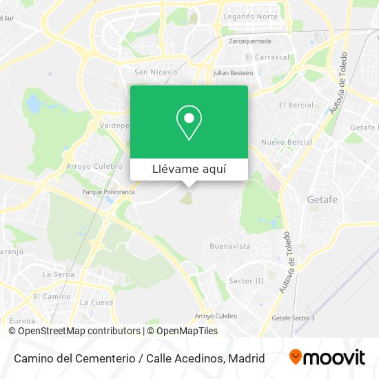 Mapa Camino del Cementerio / Calle Acedinos