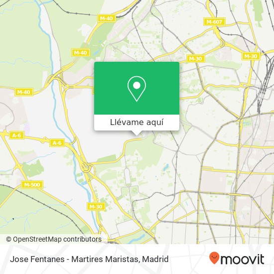 Mapa Jose Fentanes - Martires Maristas