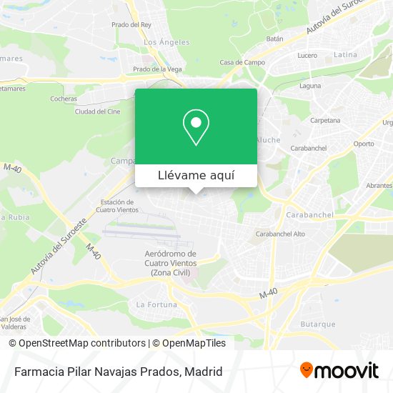 Mapa Farmacia Pilar Navajas Prados