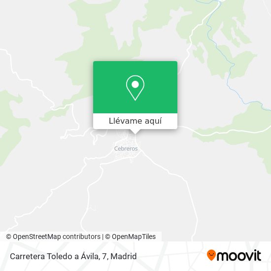 Mapa Carretera Toledo a Ávila, 7