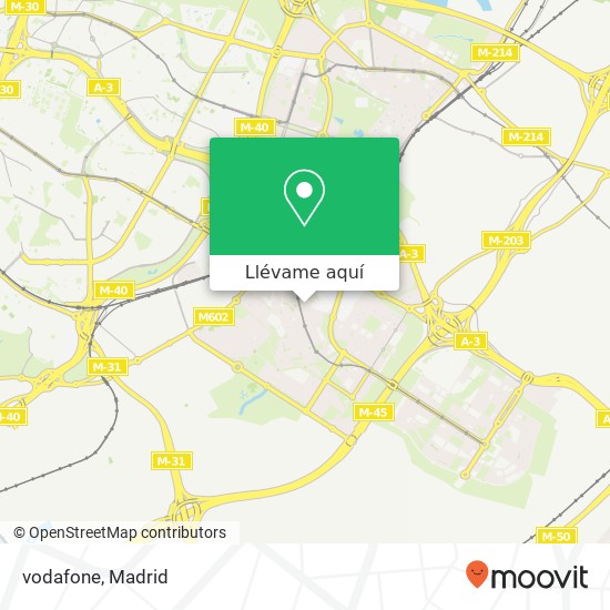 Mapa vodafone