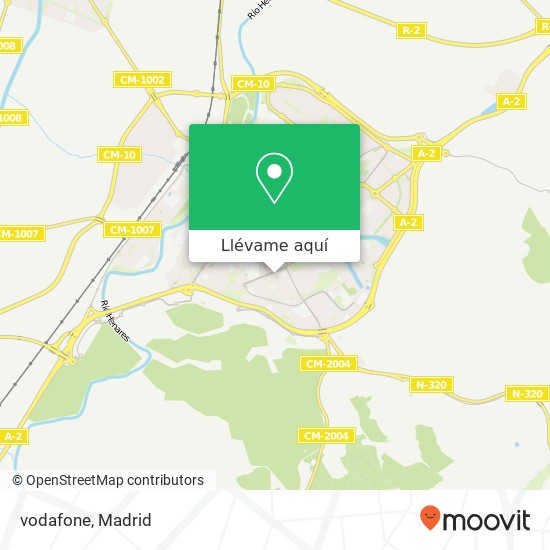 Mapa vodafone