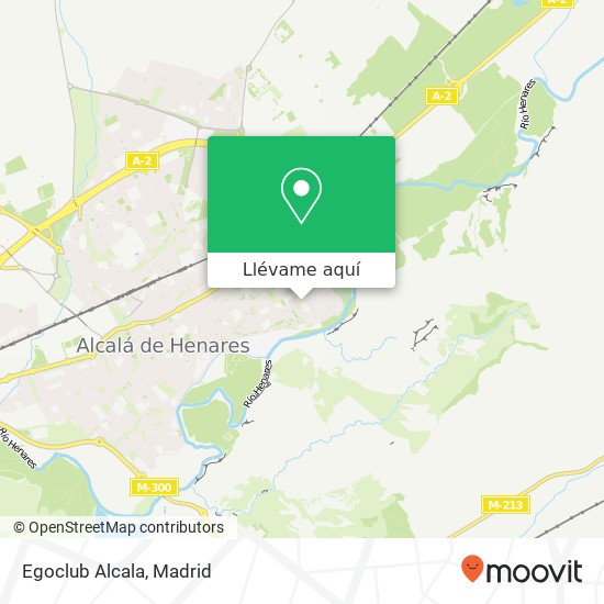 Mapa Egoclub Alcala