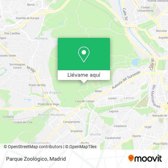 Mapa Parque Zoológico
