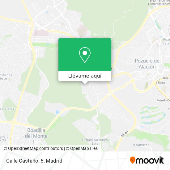 Mapa Calle Castaño, 6