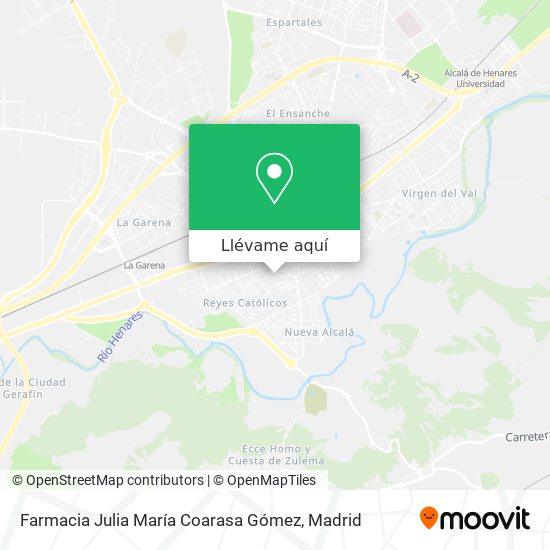 Mapa Farmacia Julia María Coarasa Gómez