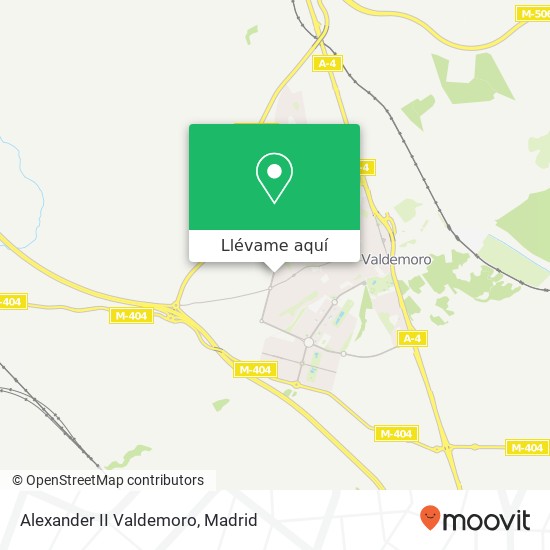 Mapa Alexander II Valdemoro