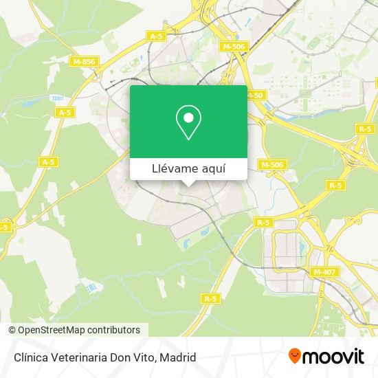 Mapa Clínica Veterinaria Don Vito