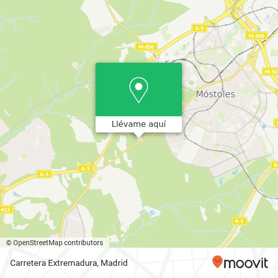 Mapa Carretera Extremadura