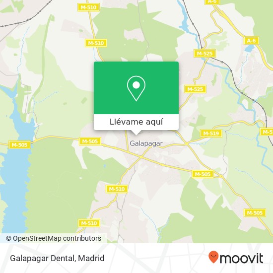 Mapa Galapagar Dental