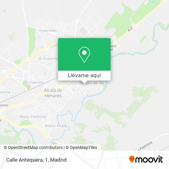 Mapa Calle Antequera, 1
