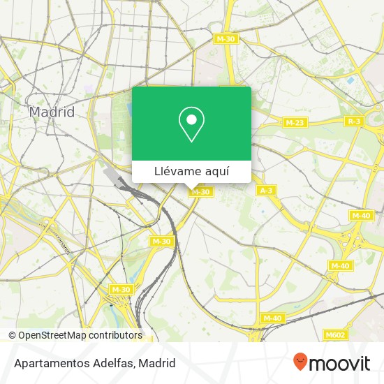 Mapa Apartamentos Adelfas