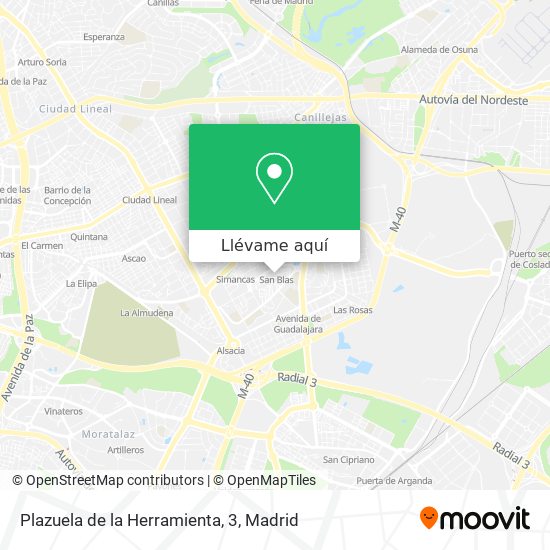 Mapa Plazuela de la Herramienta, 3