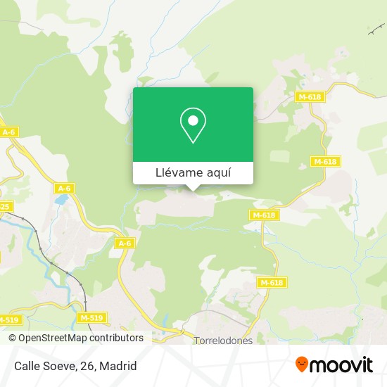 Mapa Calle Soeve, 26