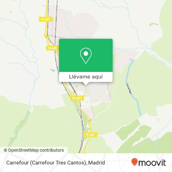 Mapa Carrefour (Carrefour Tres Cantos)