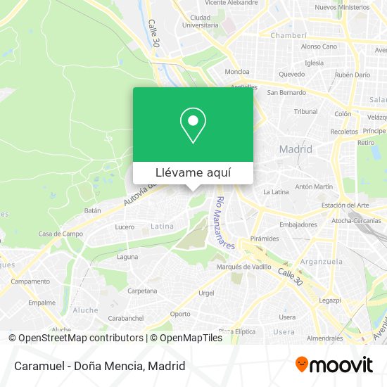 Mapa Caramuel - Doña Mencia