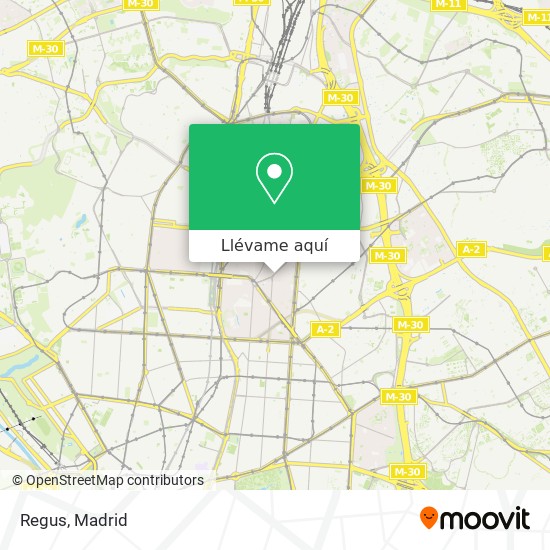 Mapa Regus