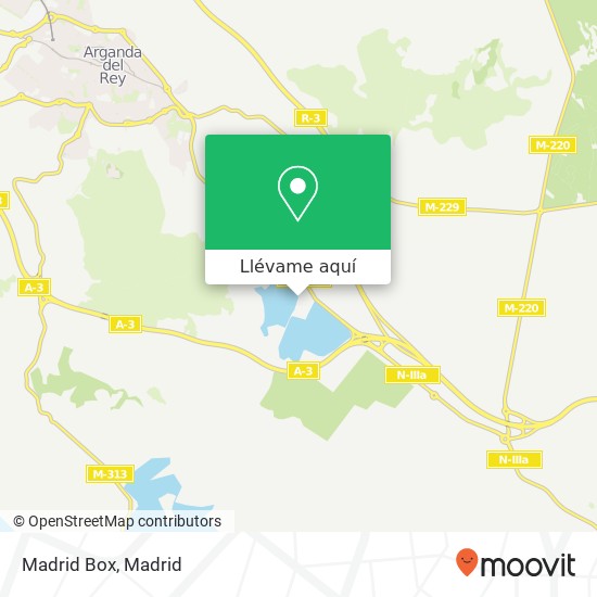 Mapa Madrid Box