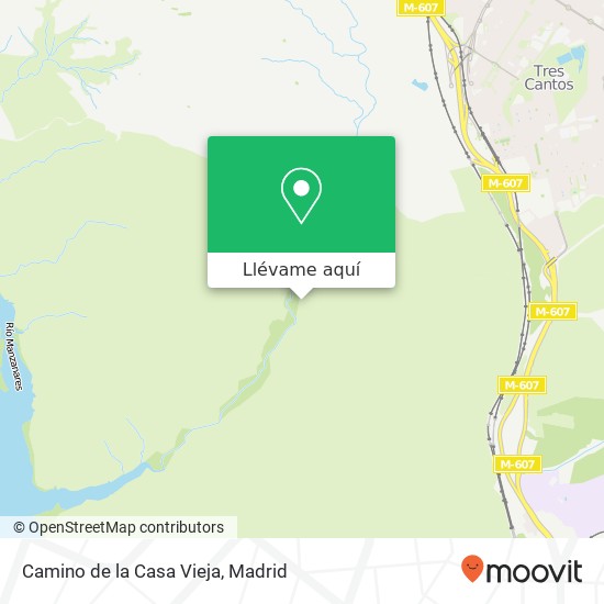 Mapa Camino de la Casa Vieja