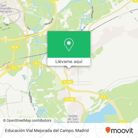 Mapa Educación Vial Mejorada del Campo