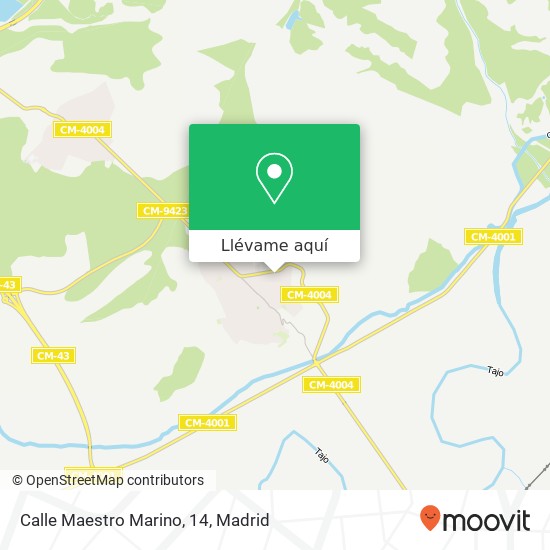 Mapa Calle Maestro Marino, 14