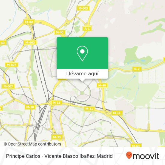 Mapa Principe Carlos - Vicente Blasco Ibañez