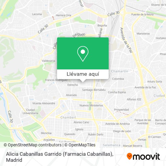 Mapa Alicia Cabanillas Garrido (Farmacia Cabanillas)