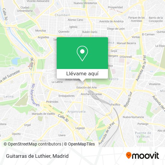 Mapa Guitarras de Luthier
