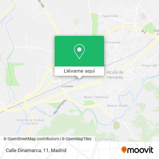 Mapa Calle Dinamarca, 11
