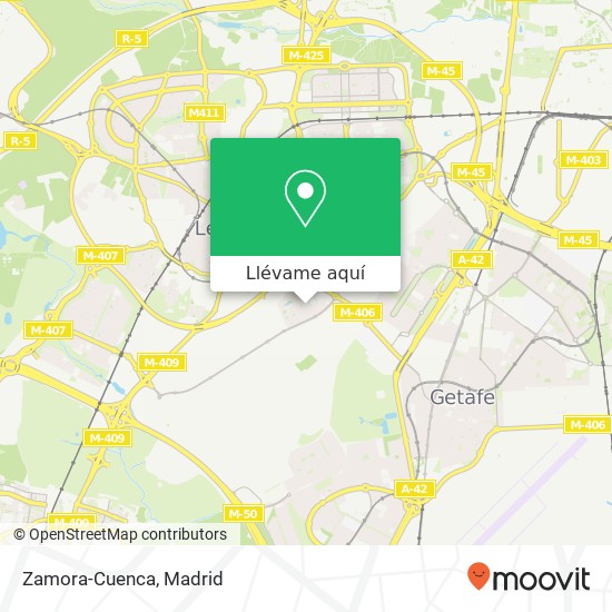 Mapa Zamora-Cuenca