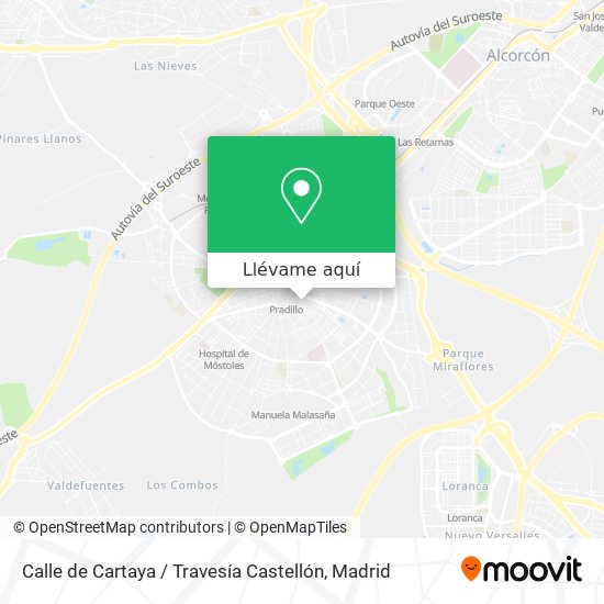 Mapa Calle de Cartaya / Travesía Castellón