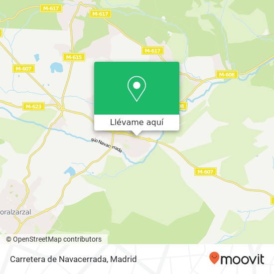 Mapa Carretera de Navacerrada